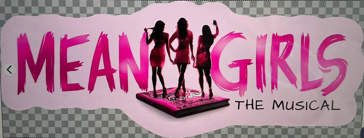 *MEAN GIRLS-WATERPROOF STICKER*