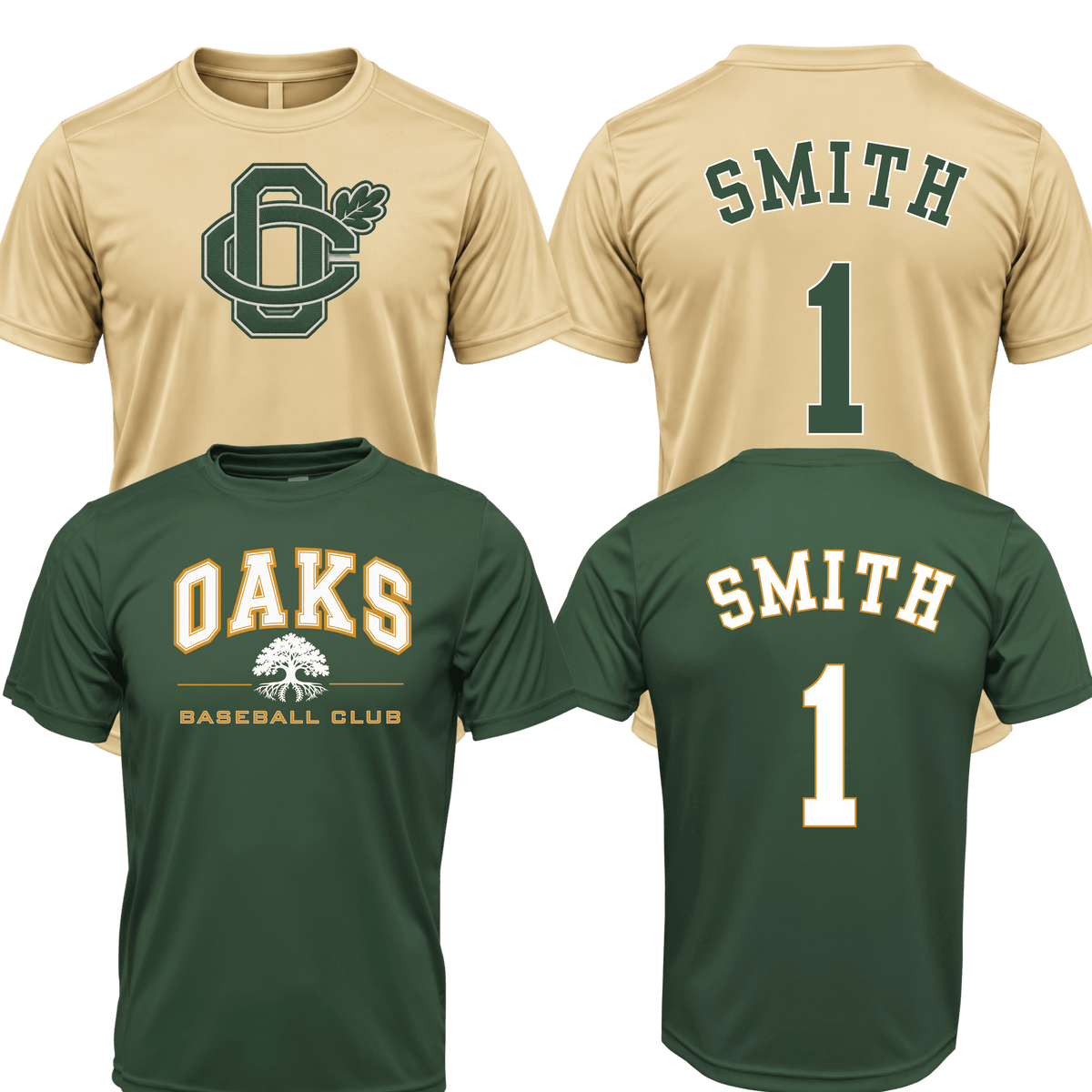 Oaks Game Day Jersey-Home and Away