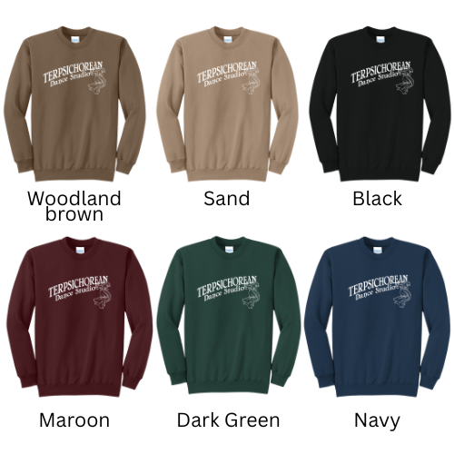Terpsichorean Crewneck Sweatshirt-Adult