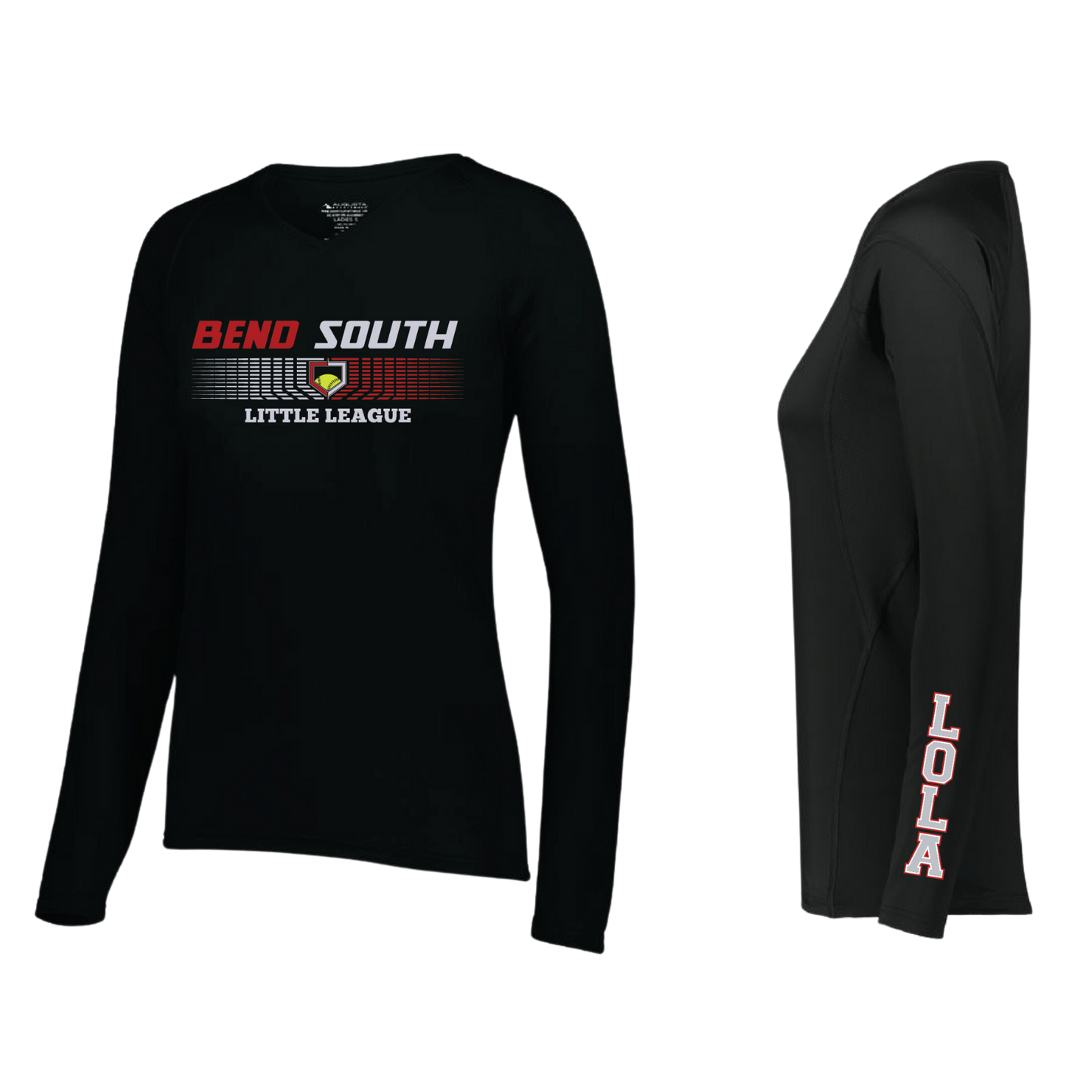 Long Sleeve Ladies V-Neck Performance Undershirt