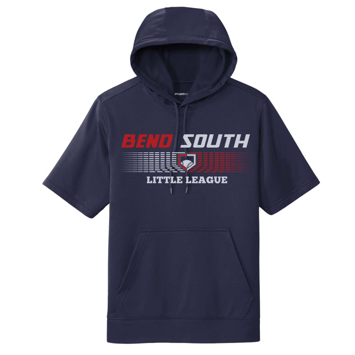 Youth Short Sleeve Performance Blend Hoodie w/BSLL Front Logo