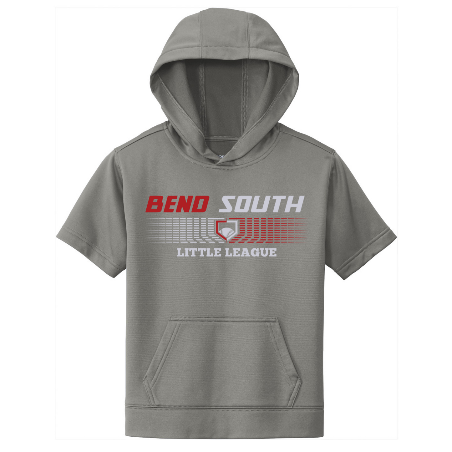 Youth Short Sleeve Performance Blend Hoodie w/BSLL Front Logo