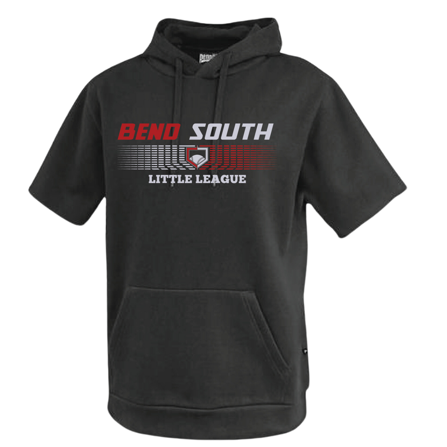 Youth and Adult Short Sleeve Fleece blend Hoodie w/BSLL Front Logo