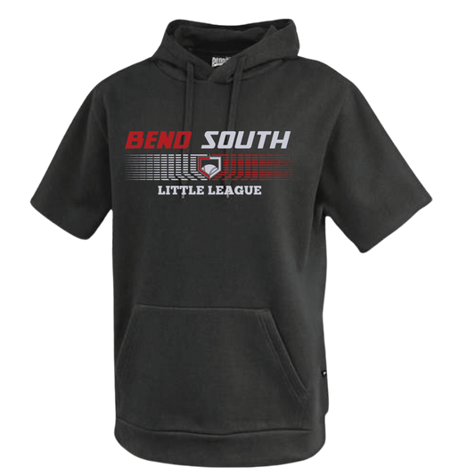 Youth and Adult Short Sleeve Fleece blend Hoodie w/BSLL Front Logo