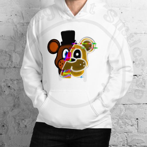 Freddy/Golden Freddy Glitch Hoodie