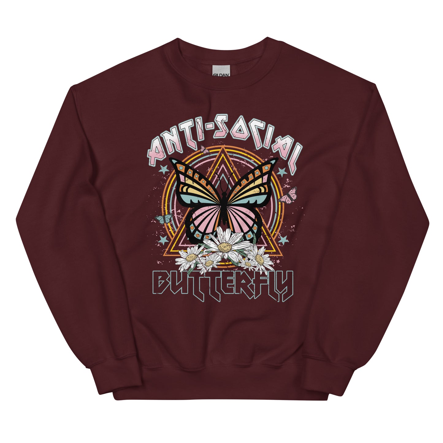 Anti-Social Butterfly Crewneck Sweatshirt
