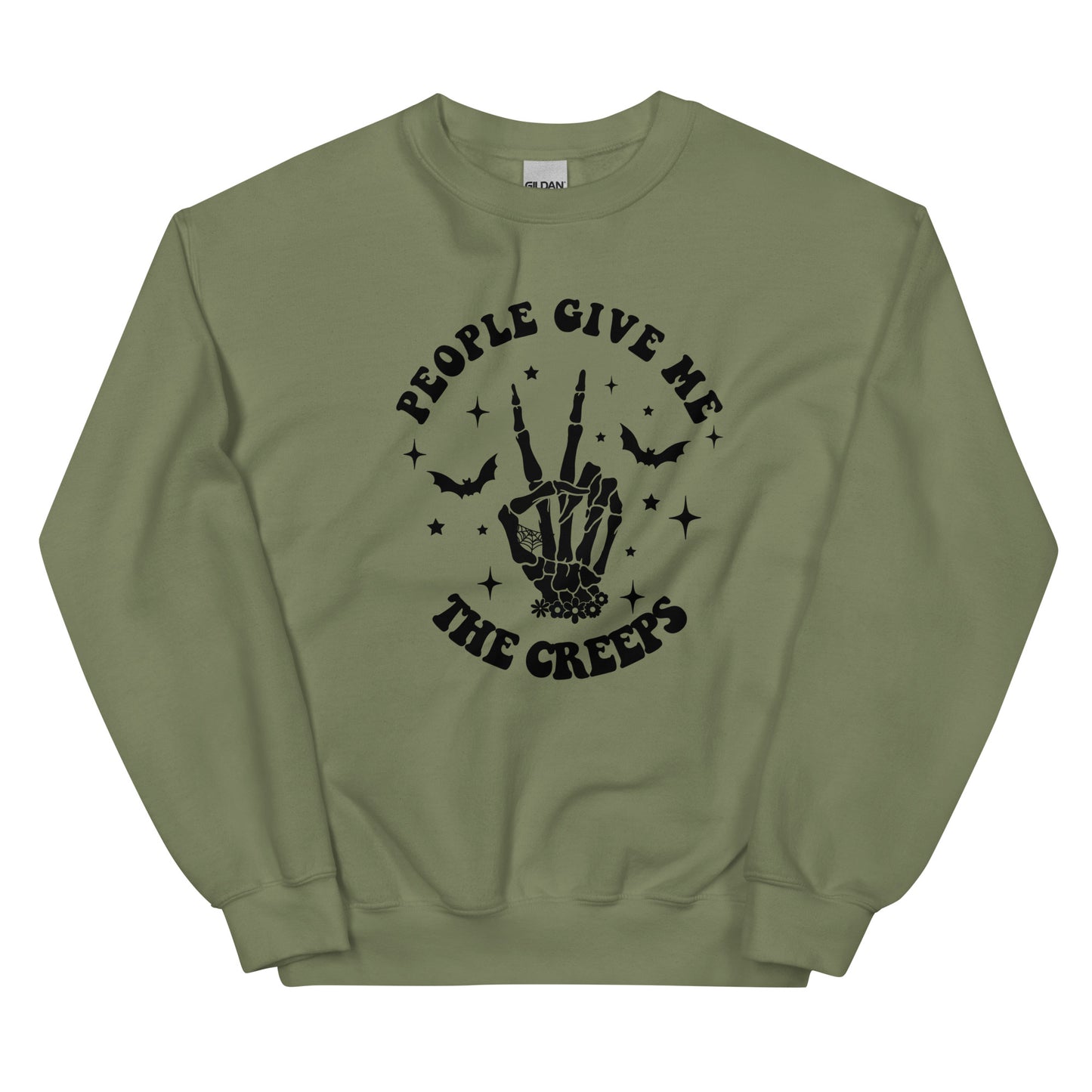 People Give Me the Creeps Crewneck Sweatshirt