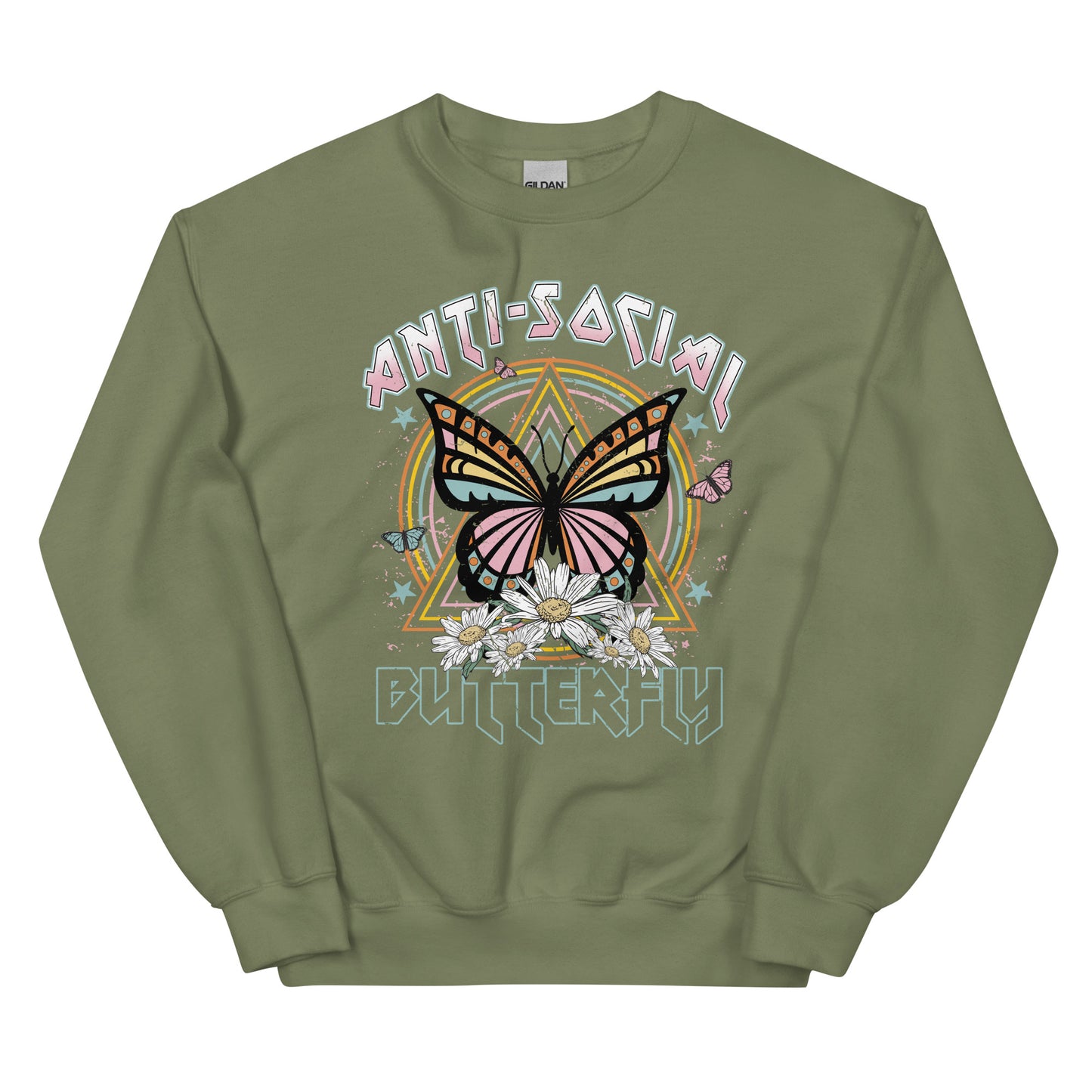 Anti-Social Butterfly Crewneck Sweatshirt