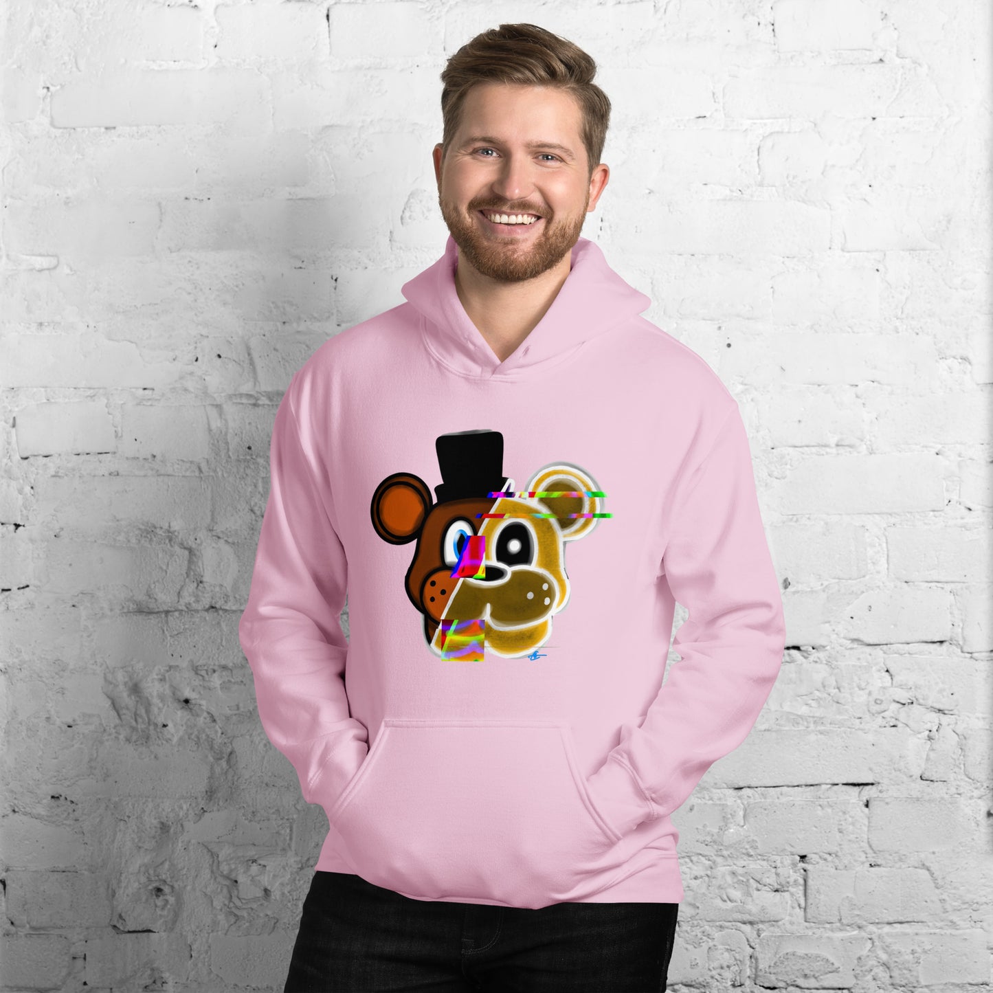 Freddy/Golden Freddy Glitch Hoodie